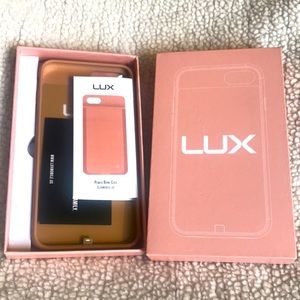 Lux I-Phone 6+, 7+, 8+ Tan ,Powerbank Case,